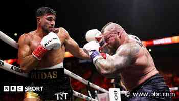 Tommy Fury beats ex-strongman Hall in exhibition