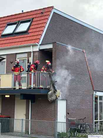 Brandweer rukt uit voor woningbrand in Winschoten