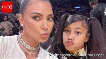 Kim Kardashian and Kanye West support their daughter for Illinois music festival