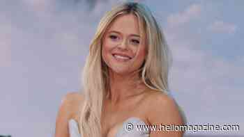 Emily Atack is a vision in bridal white bikini after being forced to justify weight loss
