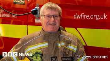 Long-serving firefighter 'taken aback' at honour