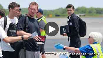 Im Video: Hier kommt das DFB-Team in Houston an