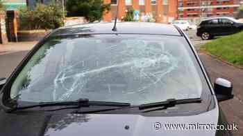 40 cars have windows smashed in one street in crowbar attack