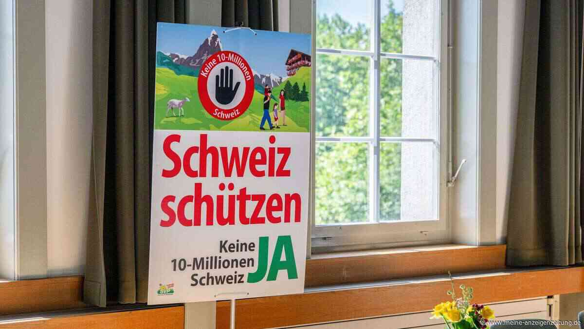 Nein-Trend bei Schweizer Abstimmung über Bevölkerungs-Grenze
