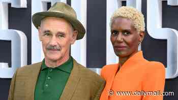 Heartbroken Sir Mark Rylance steps out with stunning charity boss - who has put smile back on his face 18 months after his composer wife of 40 years died from cancer