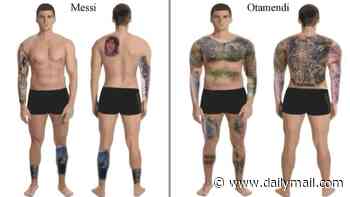 The tattoos of the World Cup: Scientists reveal what your favourite players' inkings say about them