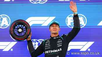Russell edges out Hamilton for pole, Antonelli third