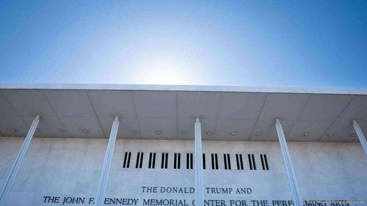 Kennedy Center ist nicht mehr Donald Trump Center: Name des Präsidenten von der Fassade entfernt