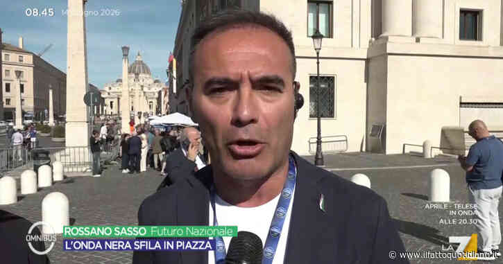 Il vannacciano Sasso: “O con noi o contro di noi. Quando andremo al potere, faremo davvero le cose”. Bagarre a Omnibus