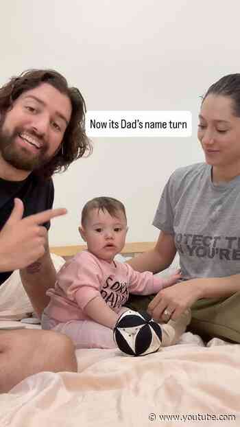 Will she fall asleep from Dad’s name? #Baby #Parents #Parenting