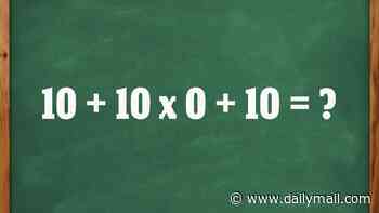 Simple-looking equation proves difficult to solve - can you remember special rule only geniuses can?