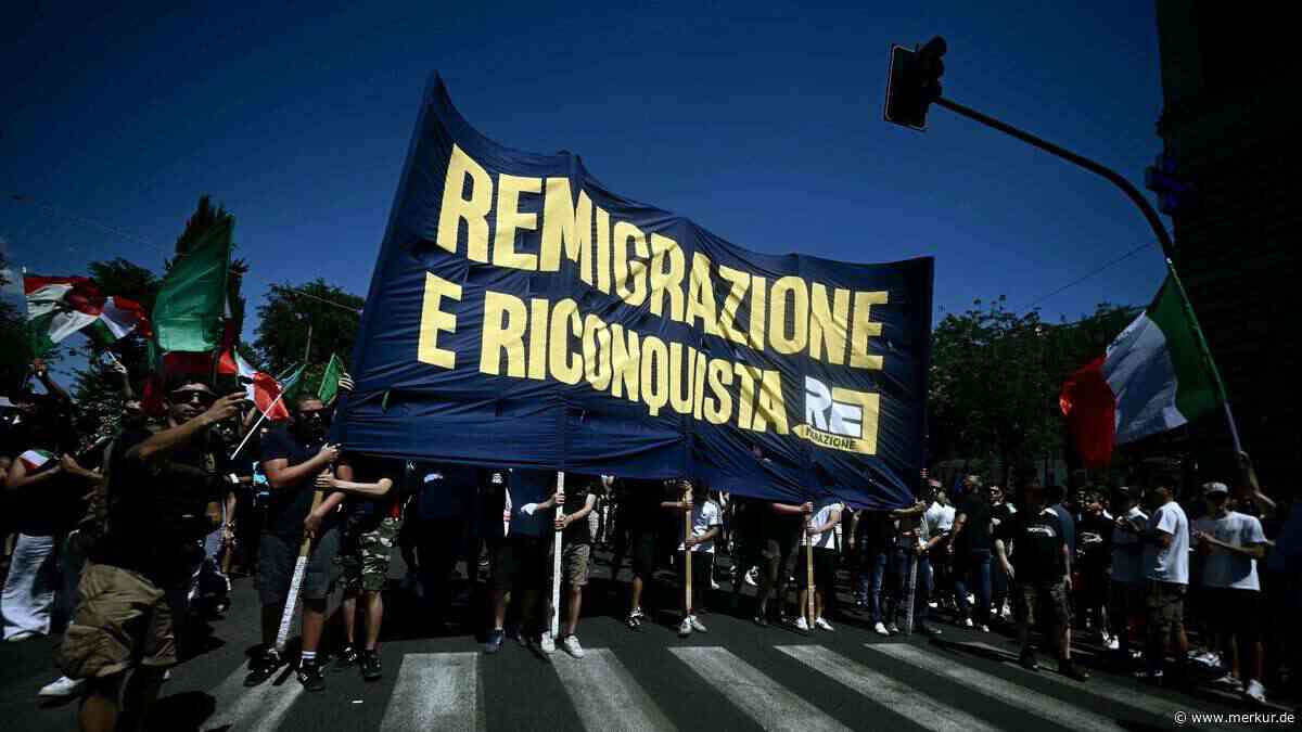 Rechtsruck in Rom: Neofaschisten auf der Straße, Vannacci auf der Bühne – Italiens Rechte formiert sich neu