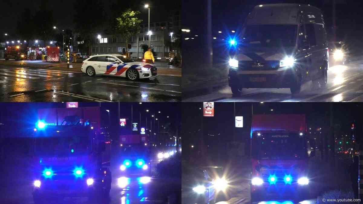 Explosie in Sportschool Amsterdam Osdorp - Grote Inzet brandweer - EOD - STH Team en meer