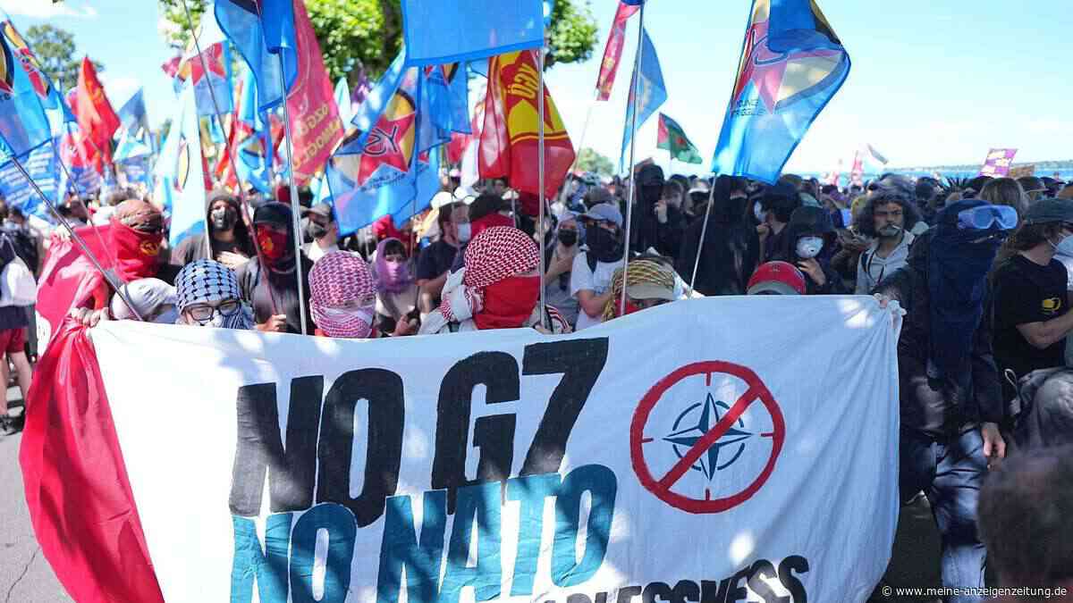 Großer Anti-G7-Protest - Genf im Ausnahmezustand