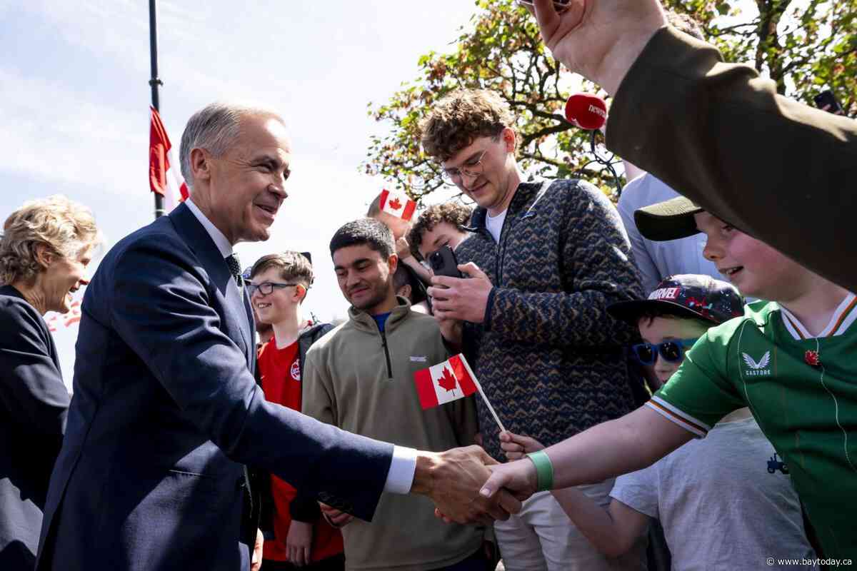 Carney gets warm welcome while visiting family's ancestral home in County Mayo