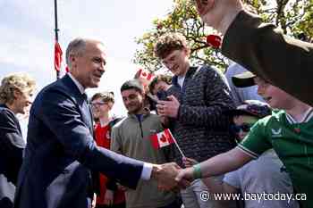 Carney gets warm welcome while visiting family's ancestral home in County Mayo