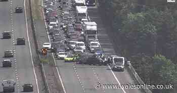 M4 crash brings motorway to a complete standstill
