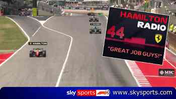 'What timing!' - Hamilton capitalises on virtual safety car to take lead!