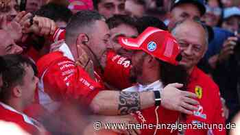„Gibt nichts Besseres“: Erster Ferrari-Triumph für Hamilton