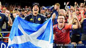 Ecstatic Scots party into the small hours in Boston after ending 36 years of hurt with World Cup win