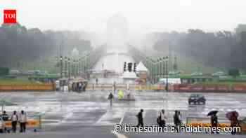 Delhi records 38.5°C, below seasonal average; IMD predicts rain, gusty winds on Monday