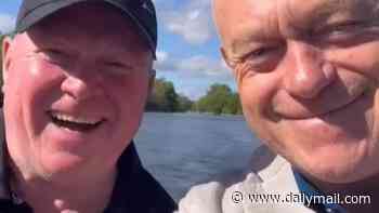 EastEnders fans go wild as Mitchell Brothers Ross Kemp and Steve McFadden reunite and share hilarious video during day out together