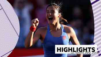 Raducanu cruises past Jovic to reach Queen's final