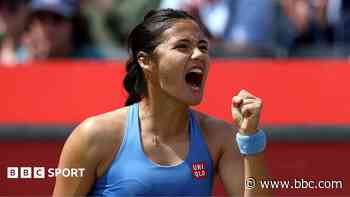 'I'm back and better' - Raducanu powers into Queen's final