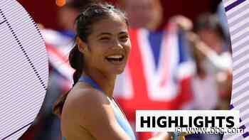 Raducanu beats Cirstea to book Queen's quarter-final spot