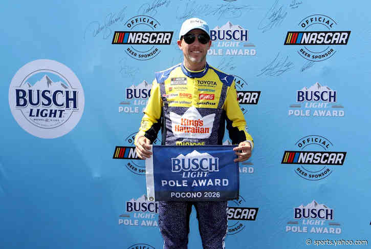 NASCAR at Pocono starting lineup for 2026 Great American Getaway 400