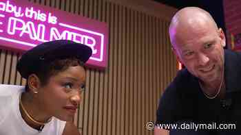 Keke Palmer and Hot Ones host Sean Evans fuel dating rumors after shock kiss