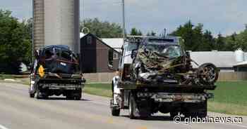 6 people, including infant, remain in hospital after Ontario collision: OPP