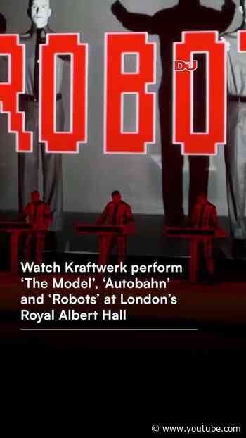 Electronic legends Kraftwerk live at the Royal Albert Hall #london #live