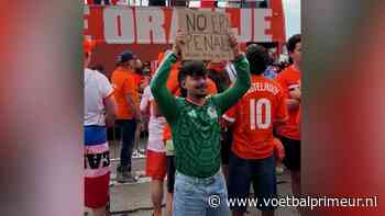 Mexicaanse fans heten Nederland welkom in Dallas met duidelijke boodschap