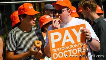 Shaking the magic money tree: Labour under fire for caving into unions after finding more cash to 'bribe' striking doctors while denying crucial funding for defence