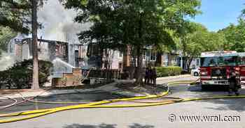 Several people injured in massive fire that destroyed Durham apartment building