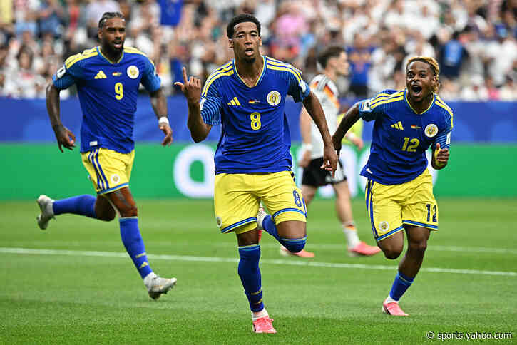 Historic: debutant scores against Germany and sends social media wild