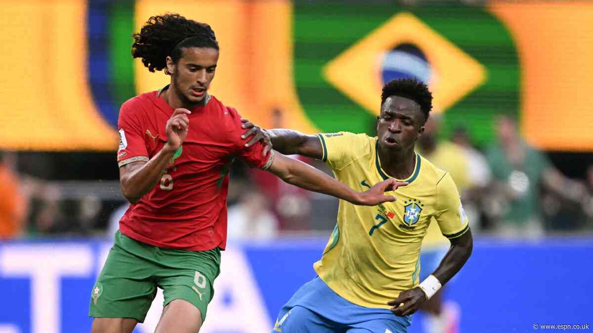 Morocco's Bouaddi made Casemiro, and Brazil, look ...