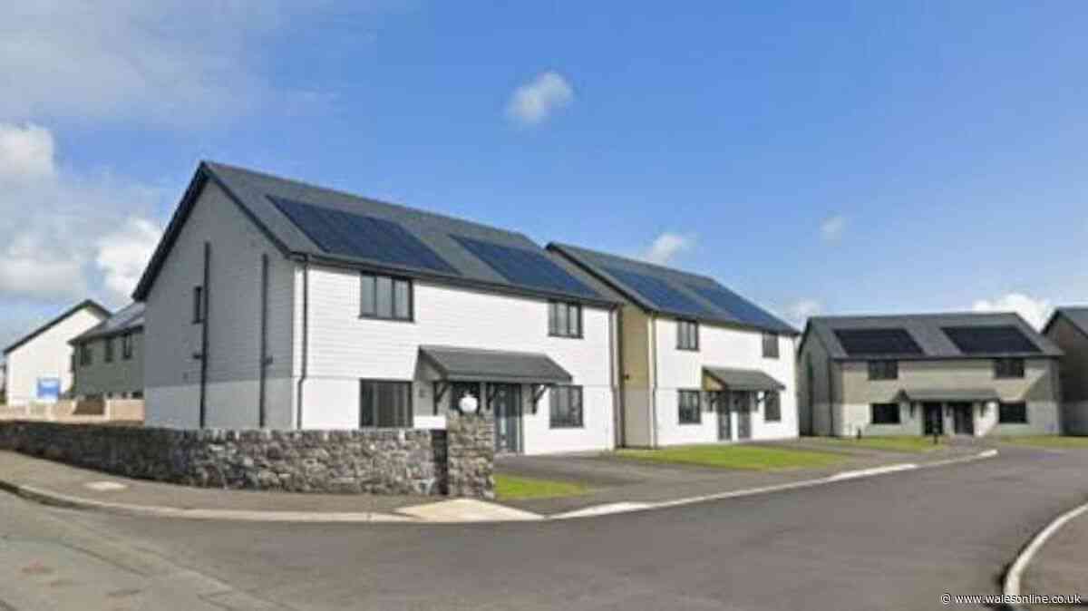 The Welsh housing estate that's still empty two years after it was built