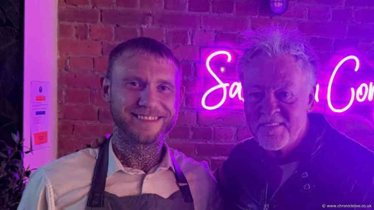 80s legend Paul Young dines at Sambuca restaurant in the North East as staff delighted