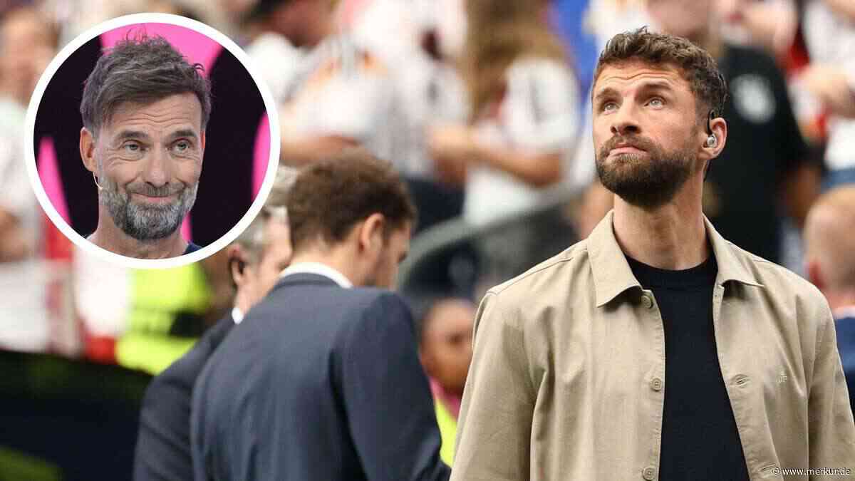 Klopp als Vorbild? Rudi Völler schwatzt Thomas Müller live im TV Trainerjob auf