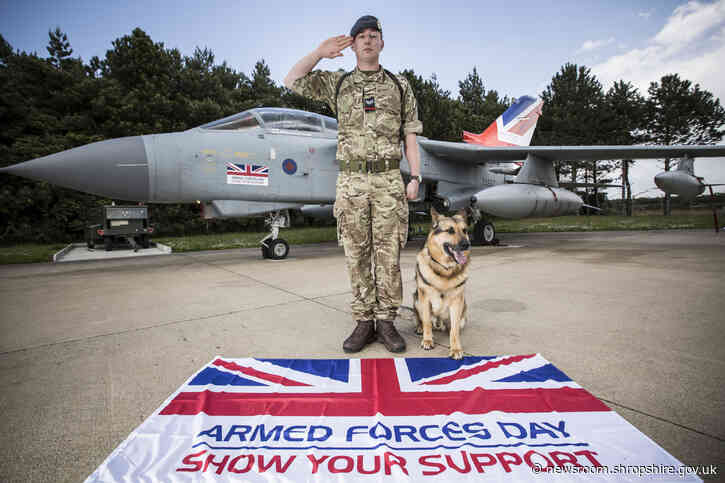 Shropshire leisure centres offer free entry to service personnel and veterans on Armed Forces Day