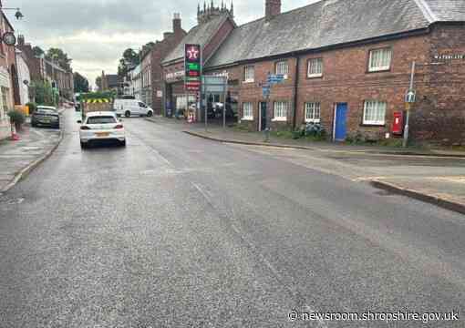 Video: Resurfacing of the A495 in Ellesmere