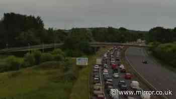 M5 chaos near Bristol Airport as 'police incident' shuts motorway with severe delays