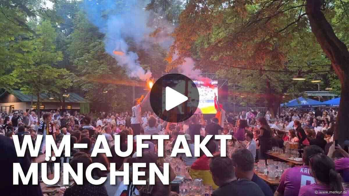 WM-Video: Stimmung im Münchner Biergarten bei Tor-Party