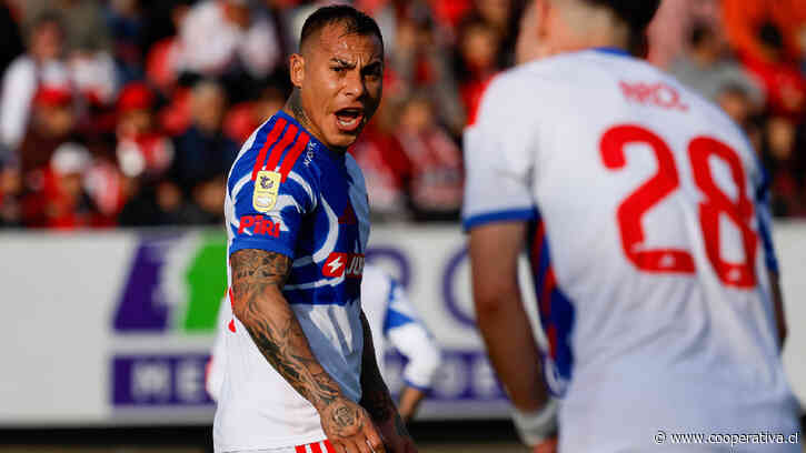 Eduardo Vargas se salvó de la expulsión ante Unión La Calera
