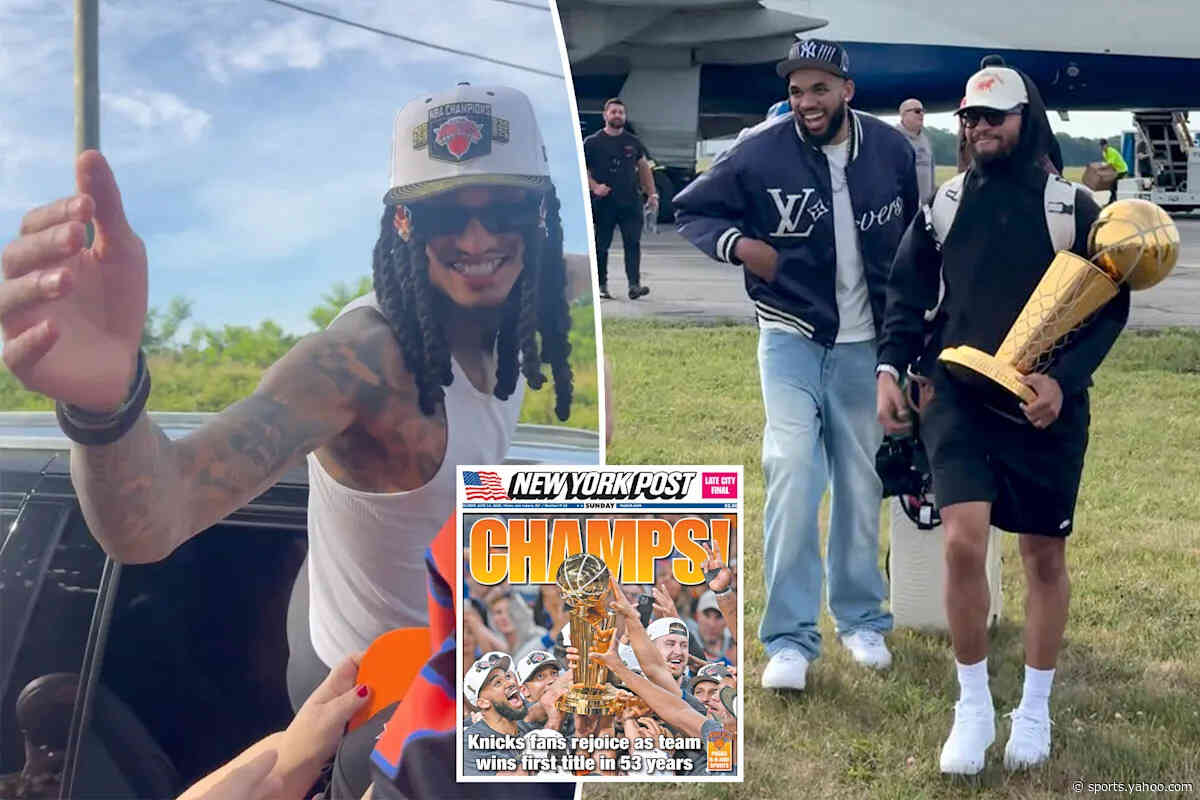 NBA champion Knicks return home to heroes’ welcome after historic Finals win