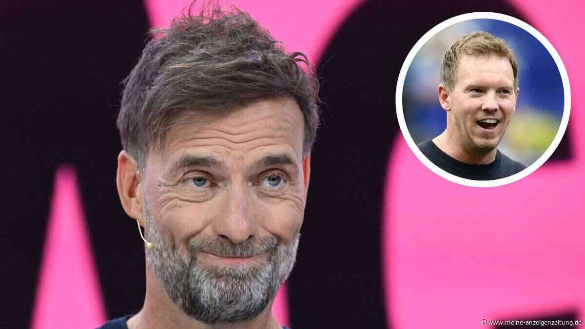 „Bin immer noch dämlich“: Klopp entschuldigt sich im Live-TV bei Nagelsmann
