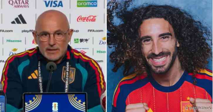 Spain boss sends message to Chelsea star Marc Cucurella over Real Madrid transfer