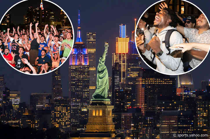Video captures the exact moment NYC ‘lost its mind’ over Knicks’ historic championship